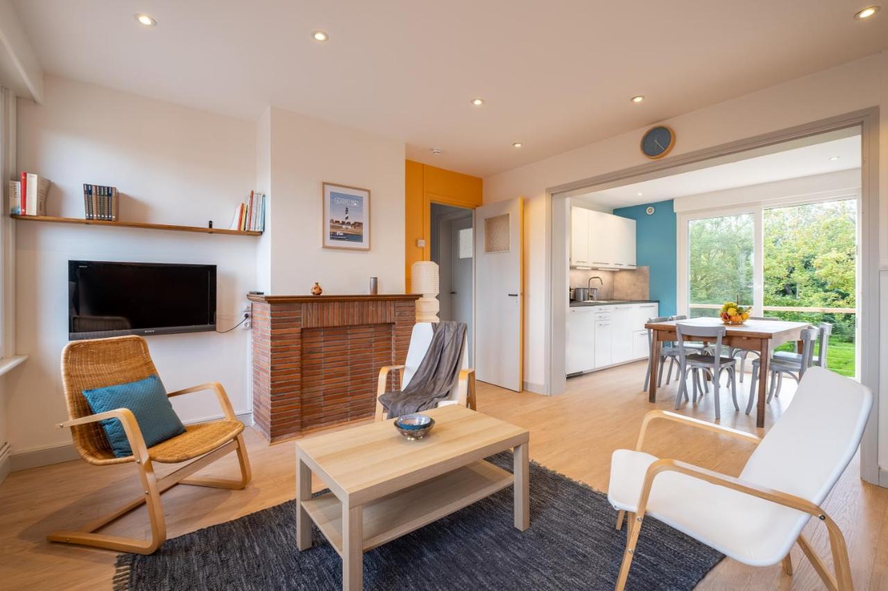 Appartement La Rafale - Acces Prive Plage - Jardin - Arrivee Autonome Гравлин Экстерьер фото